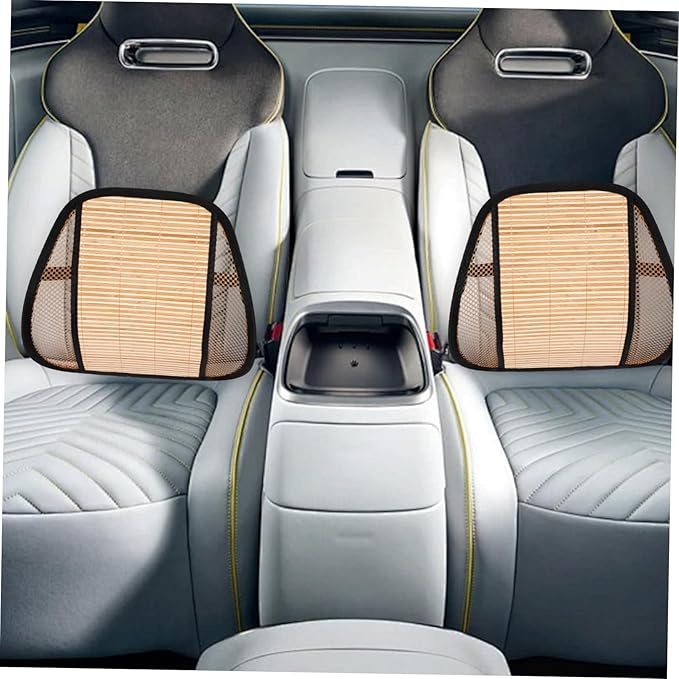 Lumbar Support Cushion for Car Seat Home Ergonomic Back Rest Pillow Breathable Mesh Cover for Lower Versatile Use for Office Chair Travel
