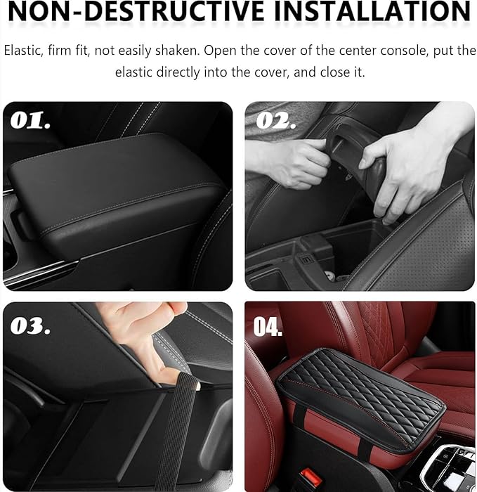 Auto Center Console Pad for Mazda 2(XP210)(2022-2024) Accessories Car Armrest Cushion Protects Your armrest and Feels Comfortable on Your Elbows and arms