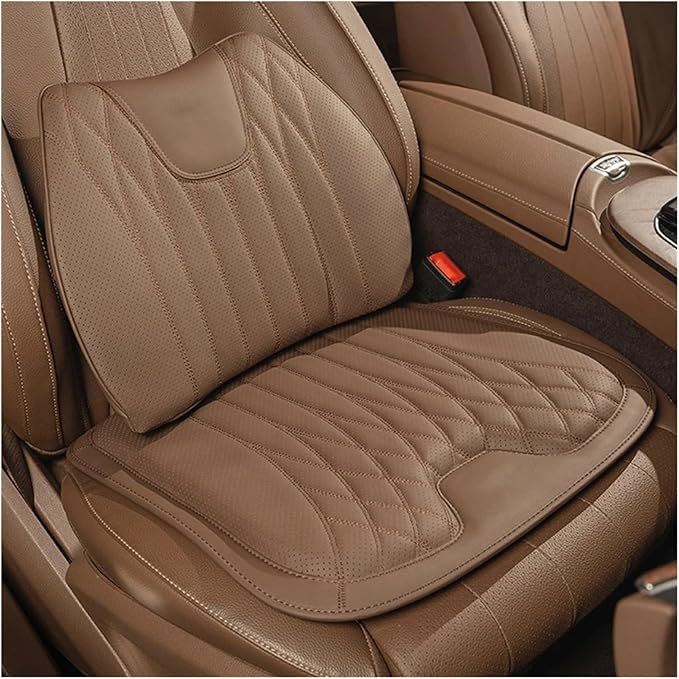 KAnduo M Car Seat Cushion for BMW All Model I3 I4 I8 X1 X2 X3 X4 X5 X5M X6 X7 Z4 Car Lumbar Support Pillow Auto Seat Waist Back Cushion Y (Color : Red A)