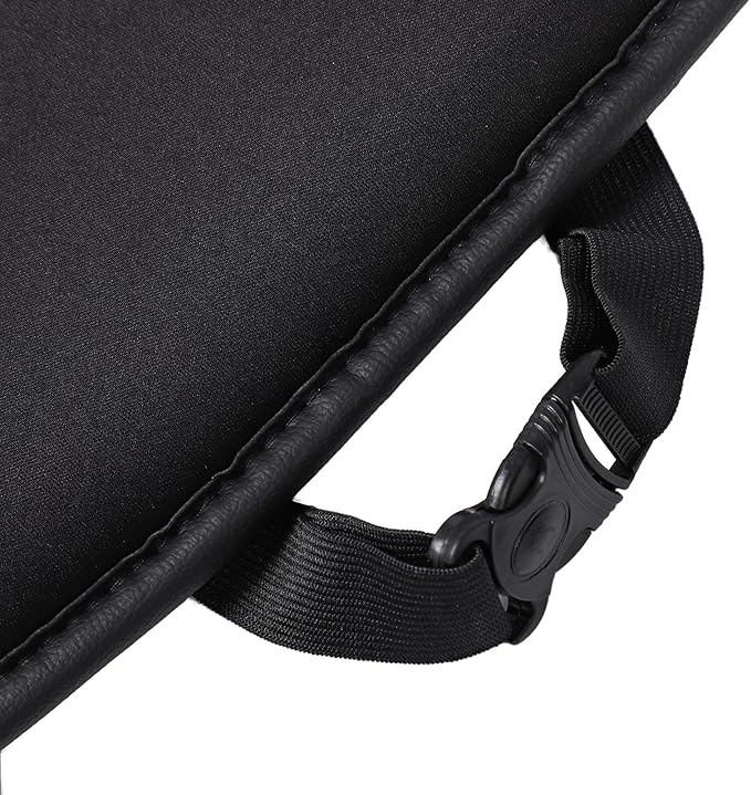 Ejoyous Car Seat Cushion with Back Support Pillow, Memory Foam Driving Seat Cushion and Lumbar Pillow for SUV Trucks Office Chair (Black)
