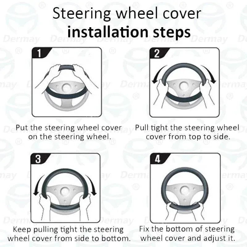 Honda Civic Leather Steering Wheel Cover