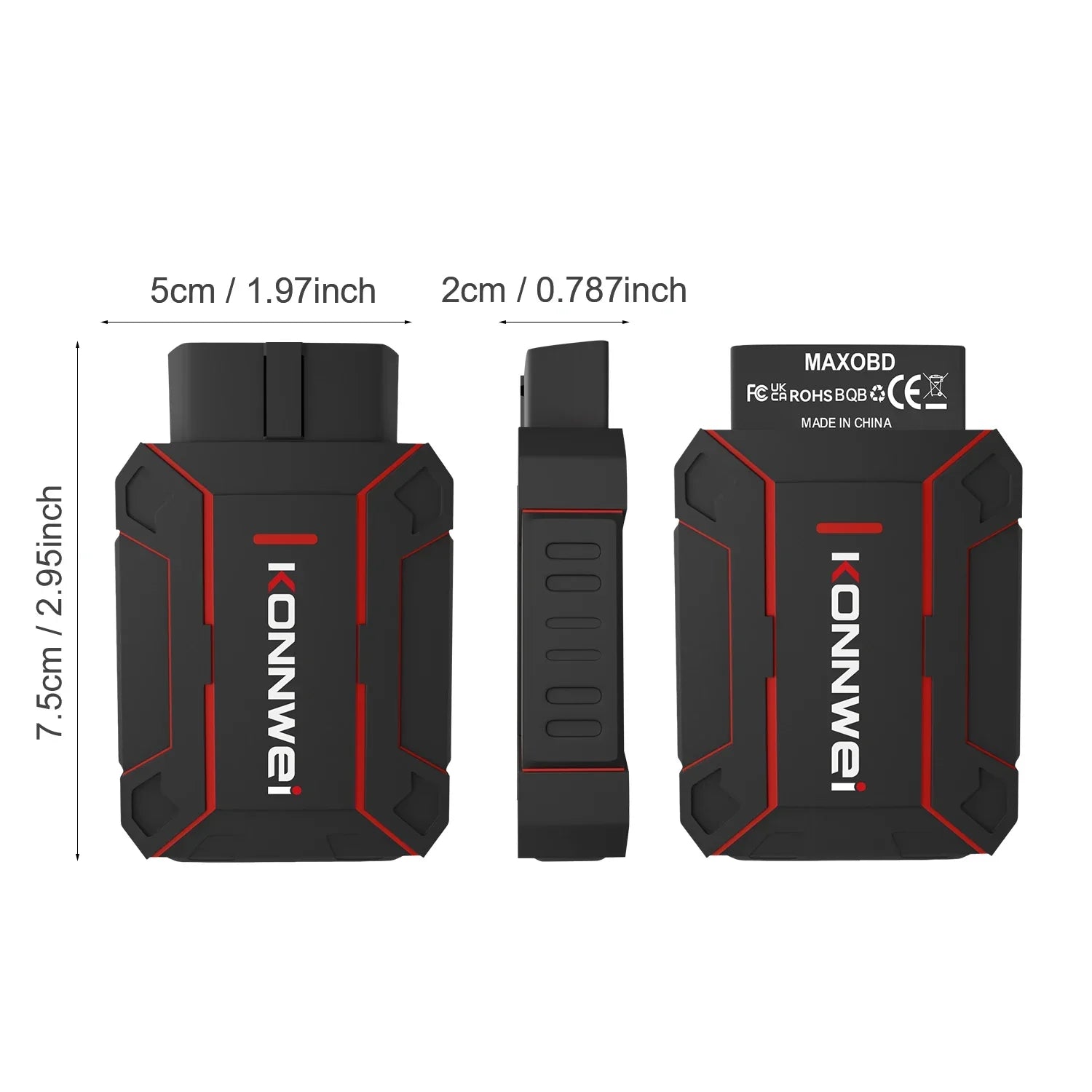 KONNWEI Bluetooth OBD2 Scanner – Wireless Car Diagnostic Tool with App Support