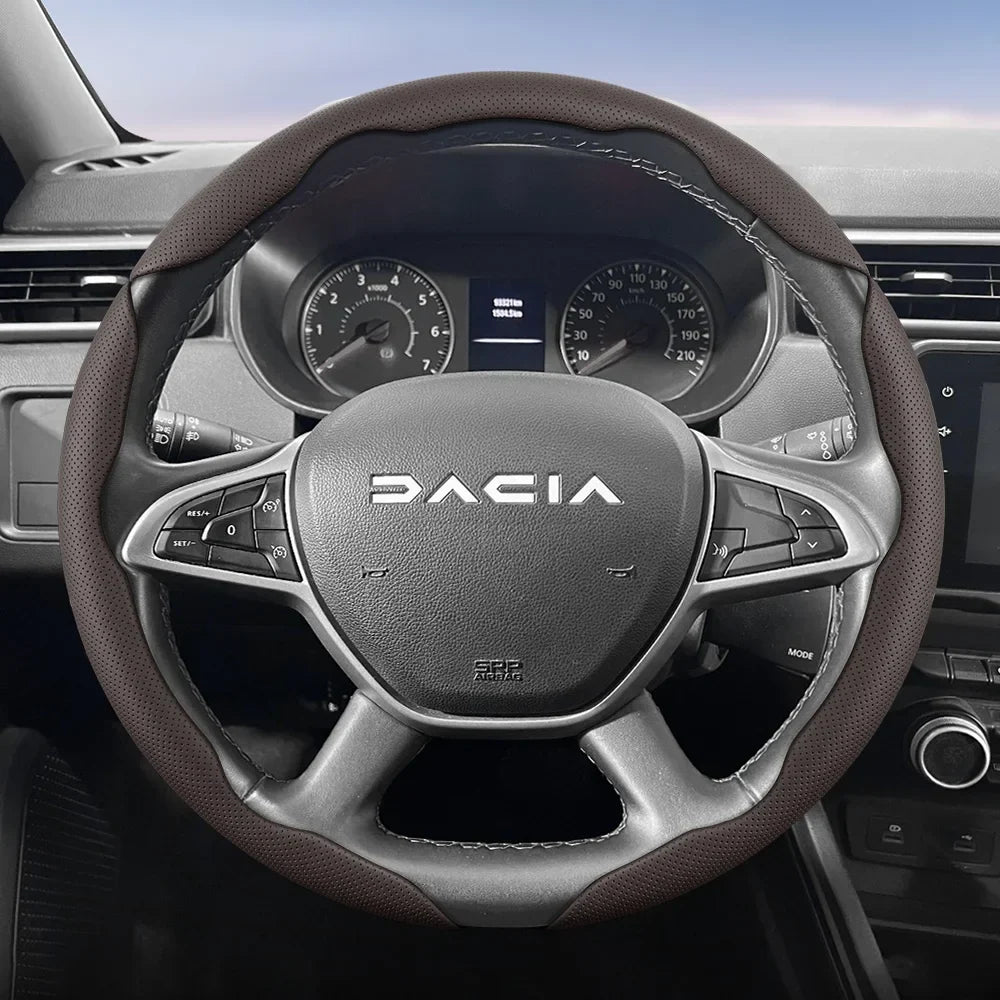 Dacia Breathable Leather Steering Wheel Cover