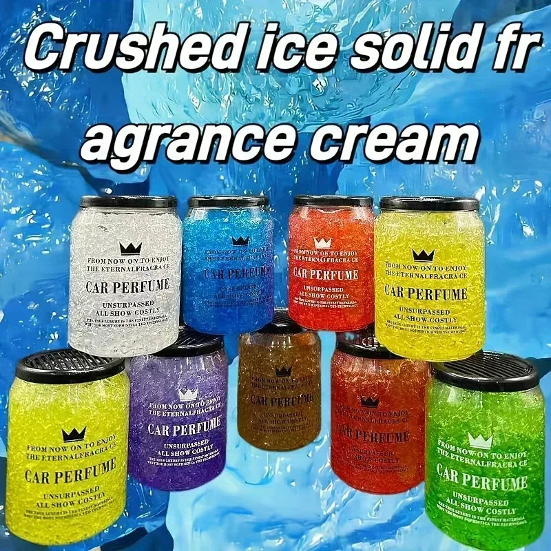 AutoFresh 220g Solid Car Perfume Air Freshener - Long-Lasting Gel