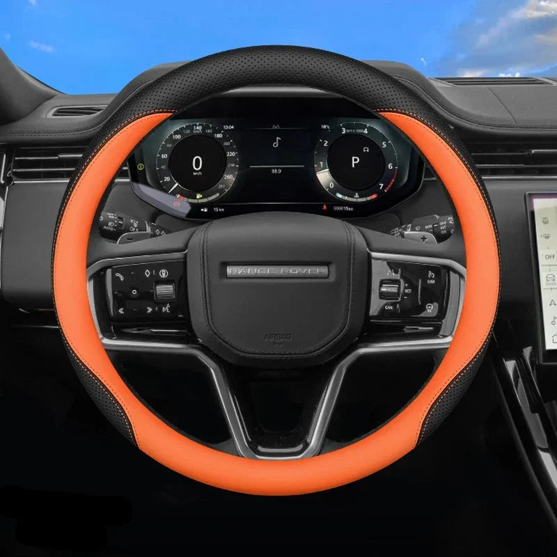 Land Rover Leather Breathable Steering Wheel Cover