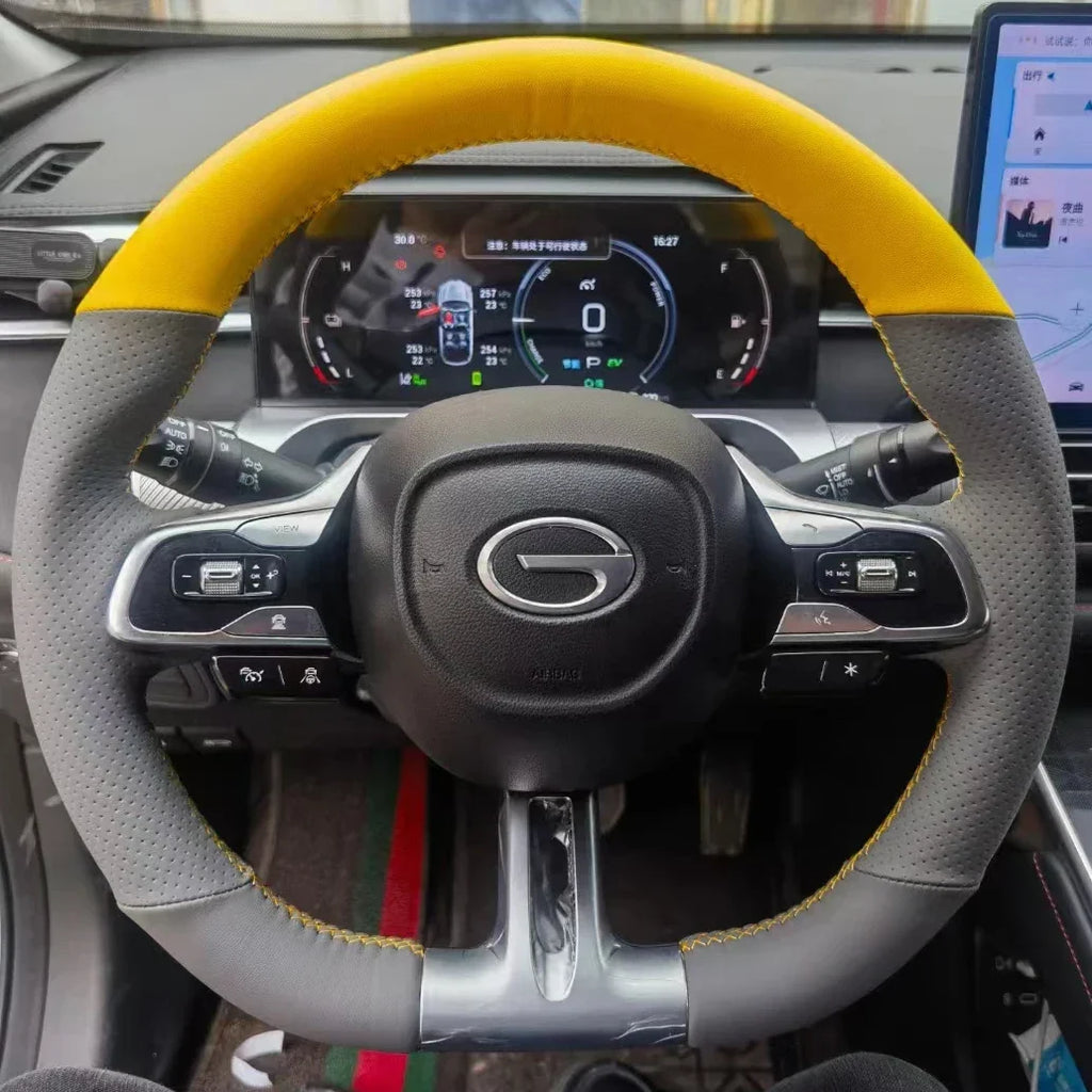 GAC Trumpchi Empow Orange Suede Steering Wheel Cover 2021-2024
