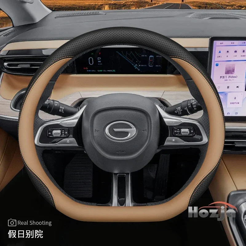 GAC Leather Steering Wheel Cover