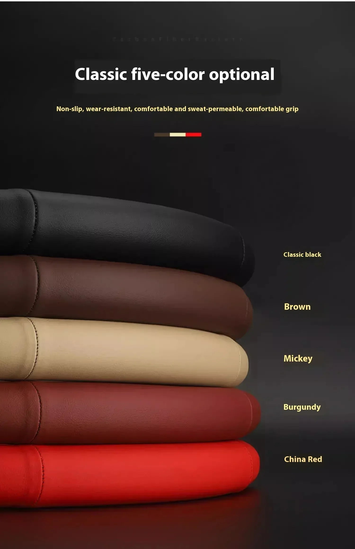 Renault Carbon Fiber Steering Wheel Cover