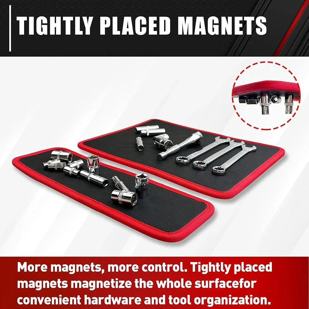 Magnetic Tool Pad – Flexible Mechanic Tool Holder & Parts Organizer Mat