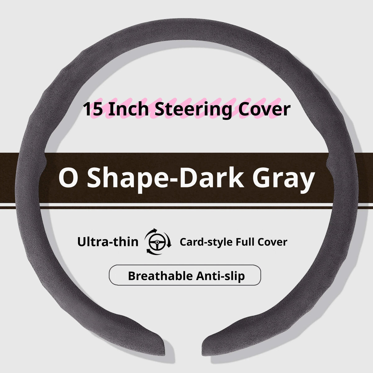Genesis Ultrasuede Steering Wheel Cover