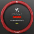 Peugeot Carbon Fiber Leather Steering Wheel Cover