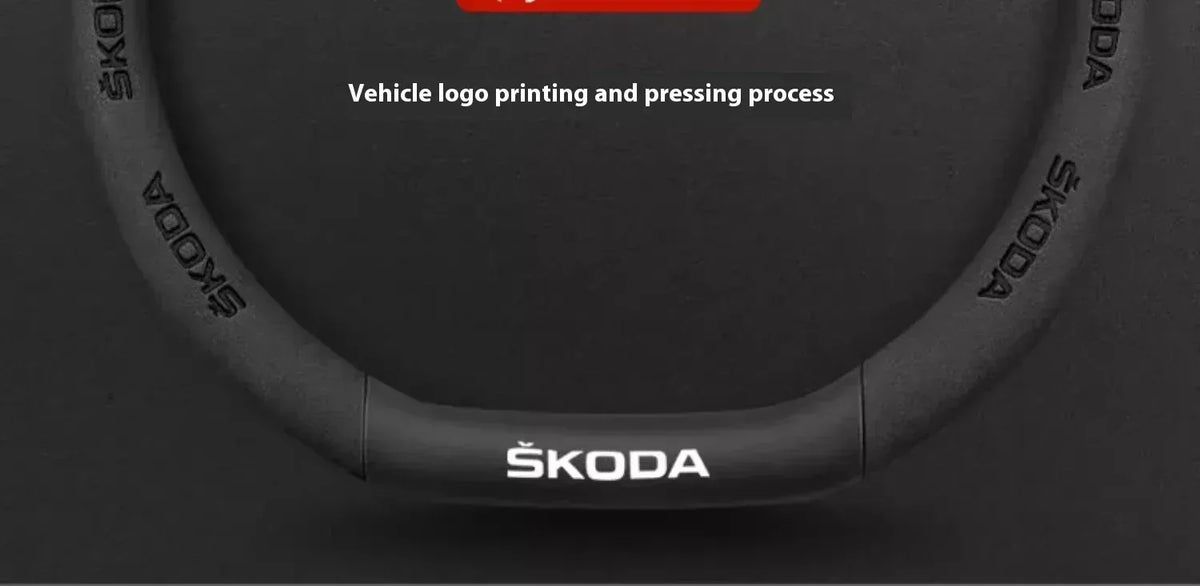 Skoda Carbon Fiber Steering Wheel Cover