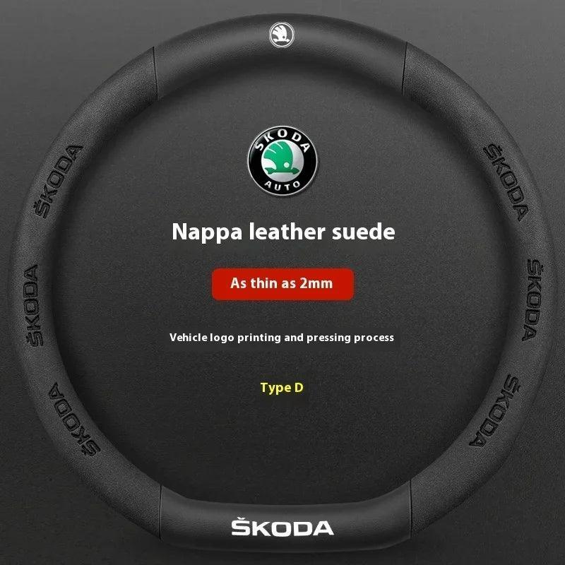Skoda Carbon Fiber Steering Wheel Cover