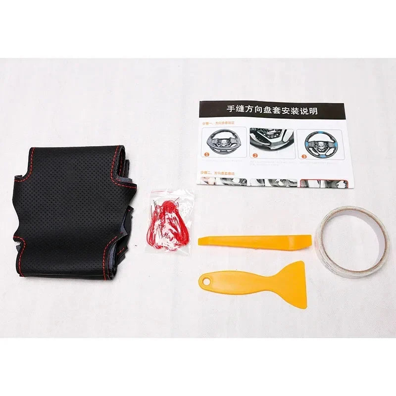 Land Rover Genuine Leather DIY Hand Sewing Steering Wheel Cover
