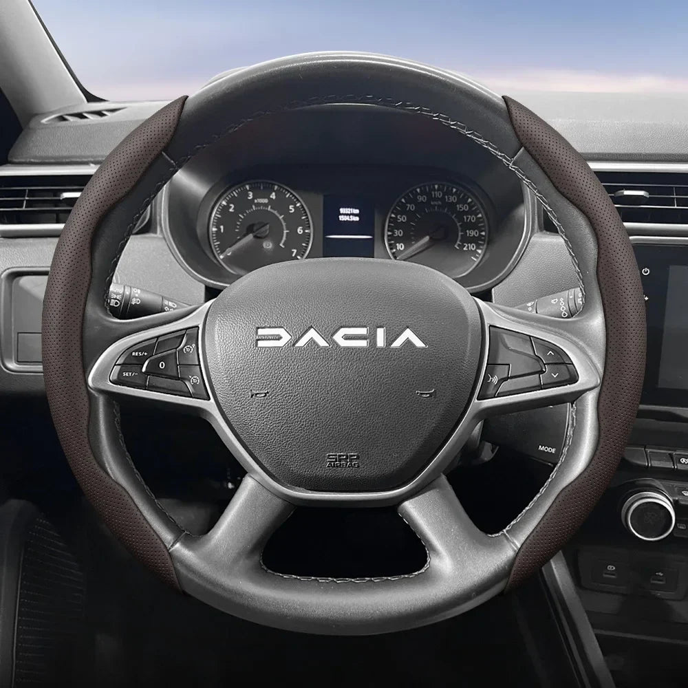 Dacia Breathable Leather Steering Wheel Cover