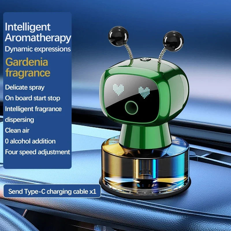 AI Smart Car Aroma Diffuser with 4-Level Adjustable Scent Control