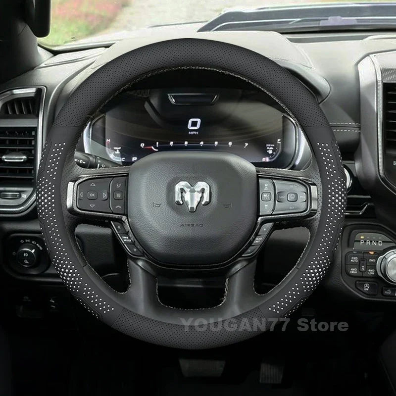 RAM Anti-Slip Leather Steering Wheel Cover