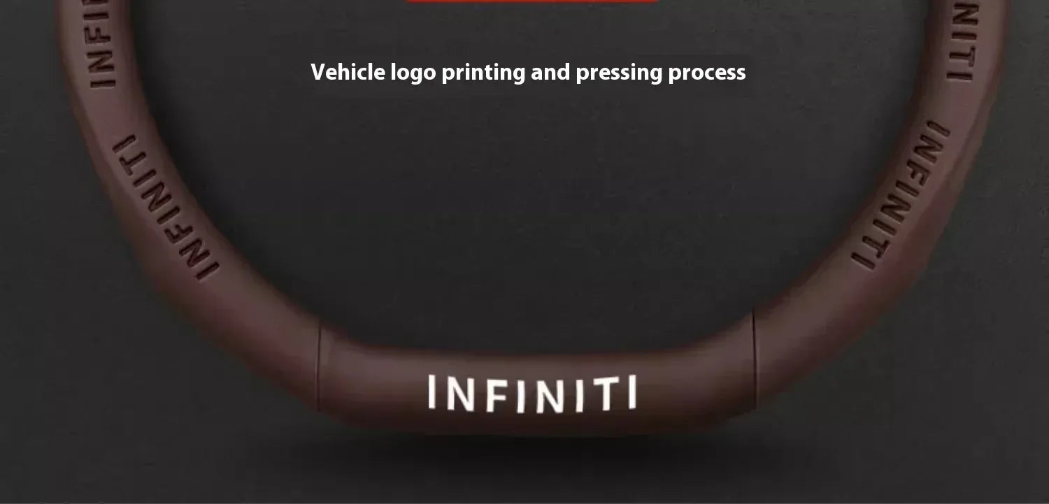 Infiniti Carbon Fiber Leather Steering Wheel Cover