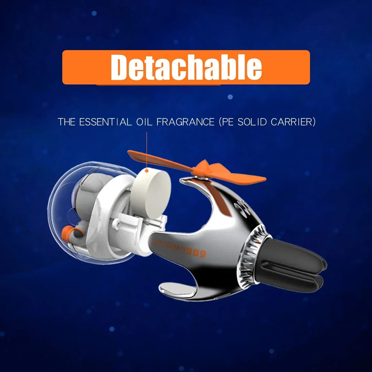 Helicopter Propeller Car Air Freshener Vent Clip Diffuser