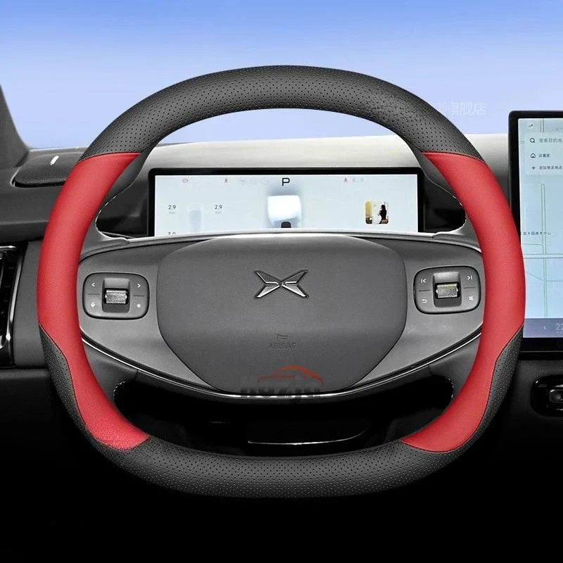 XPeng Two-Tone Double-D Steering Wheel Cover