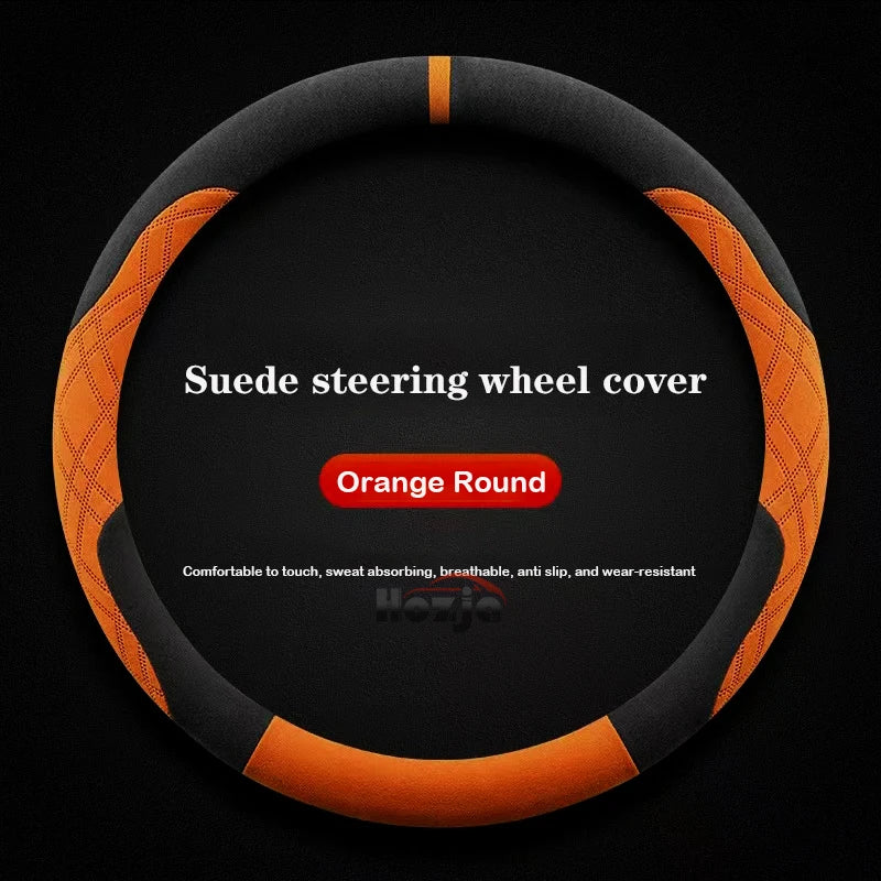 Genesis Suede Steering Wheel Cover