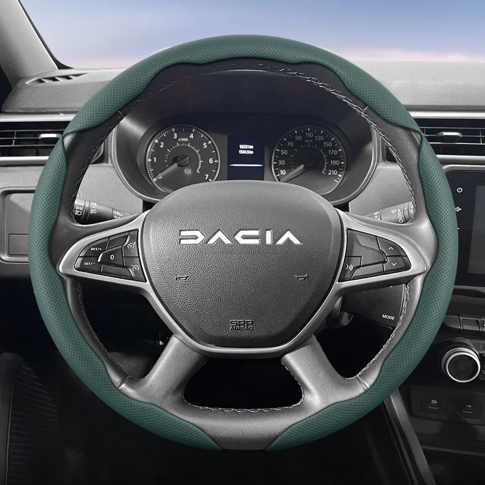 Dacia Breathable Leather Steering Wheel Cover