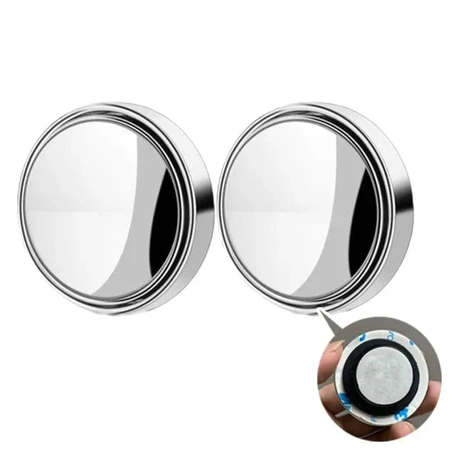360° Wide Angle Convex Dual-Mount Side-View Blind Spot Mirrors